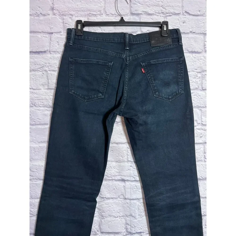 Levi's 511 Slim Fit Jeans 34x32 Dark Blue Stretch Denim 5 Pocket